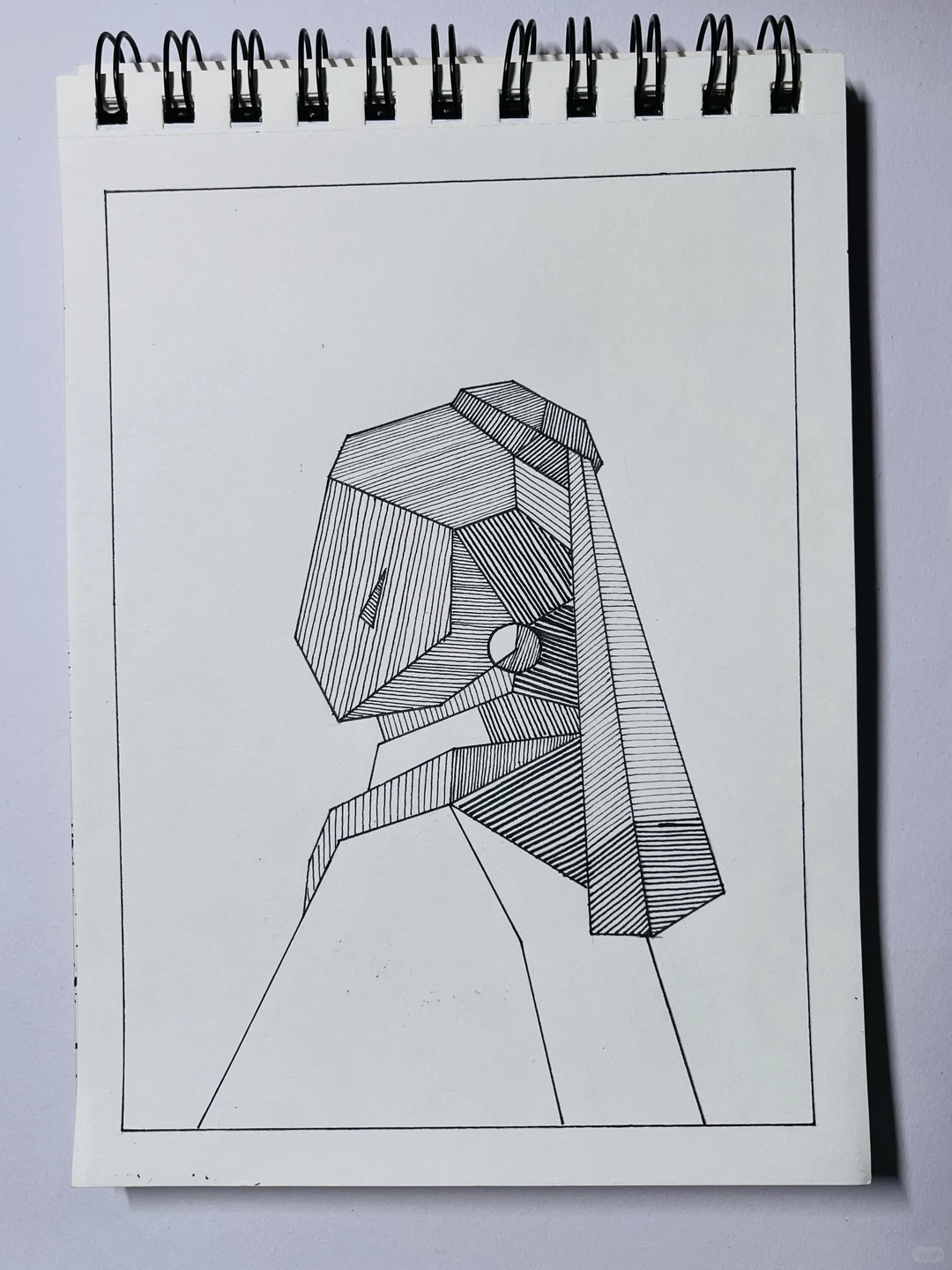 戴珍珠耳环的少女！👩🏻‍🦰控笔练习DAY ❽0🖊