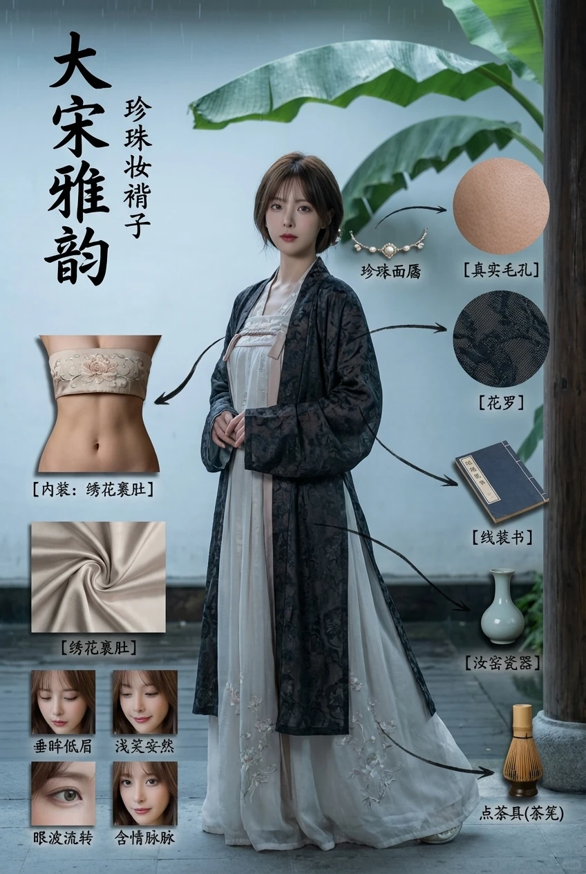 AI-真的要被宋雅妆造惊艳到了！