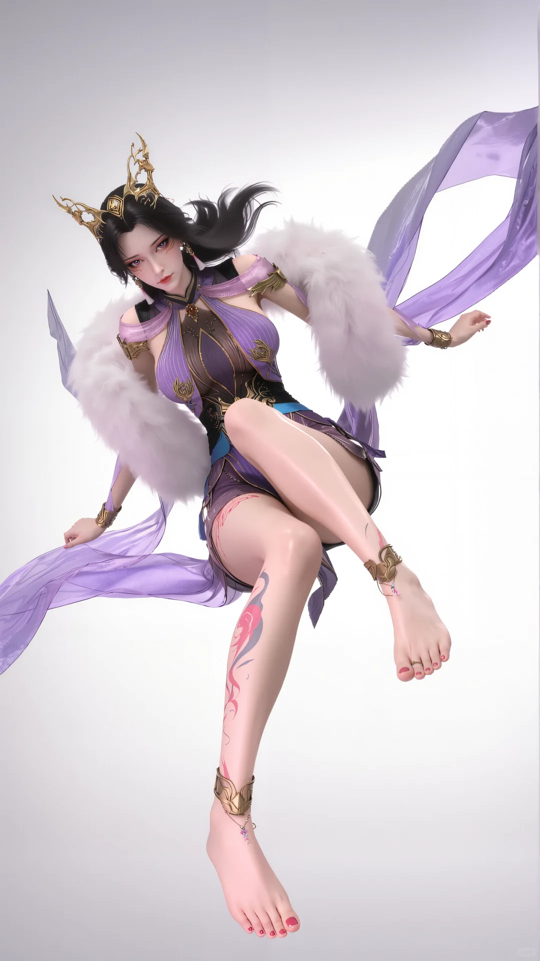 「壁纸」司妙龄，这两米长的美腿