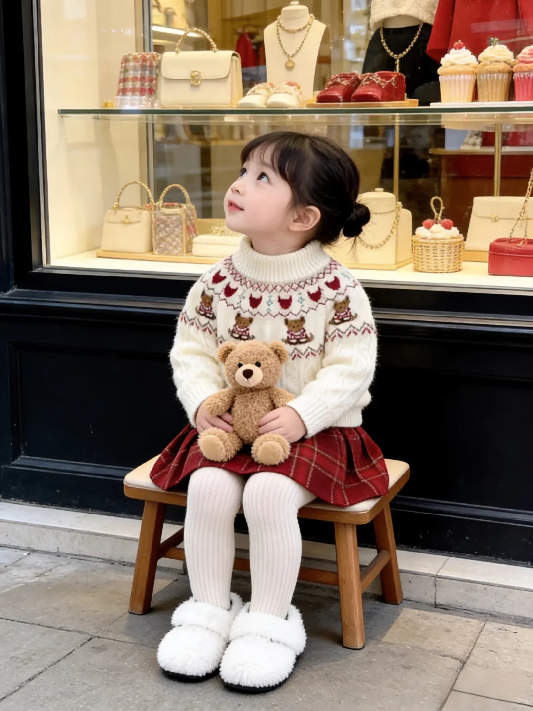 一岁女宝的拜年方式😍我选一套搭