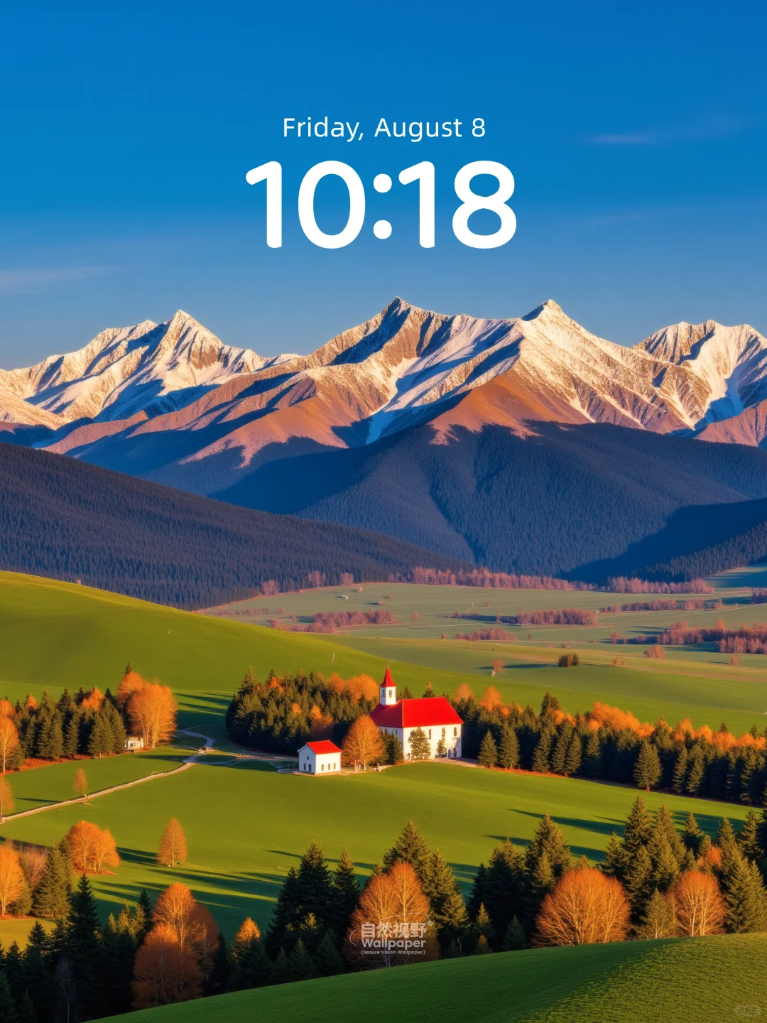 山与绿野丨奔赴晨峰的悠然之美丨4K风景壁纸