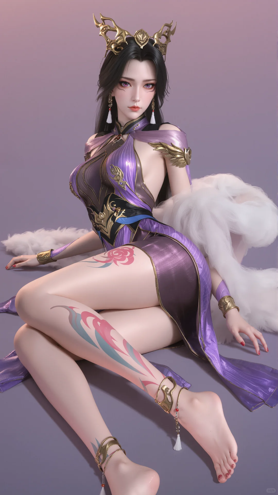 「壁纸」司妙龄，这两米长的美腿