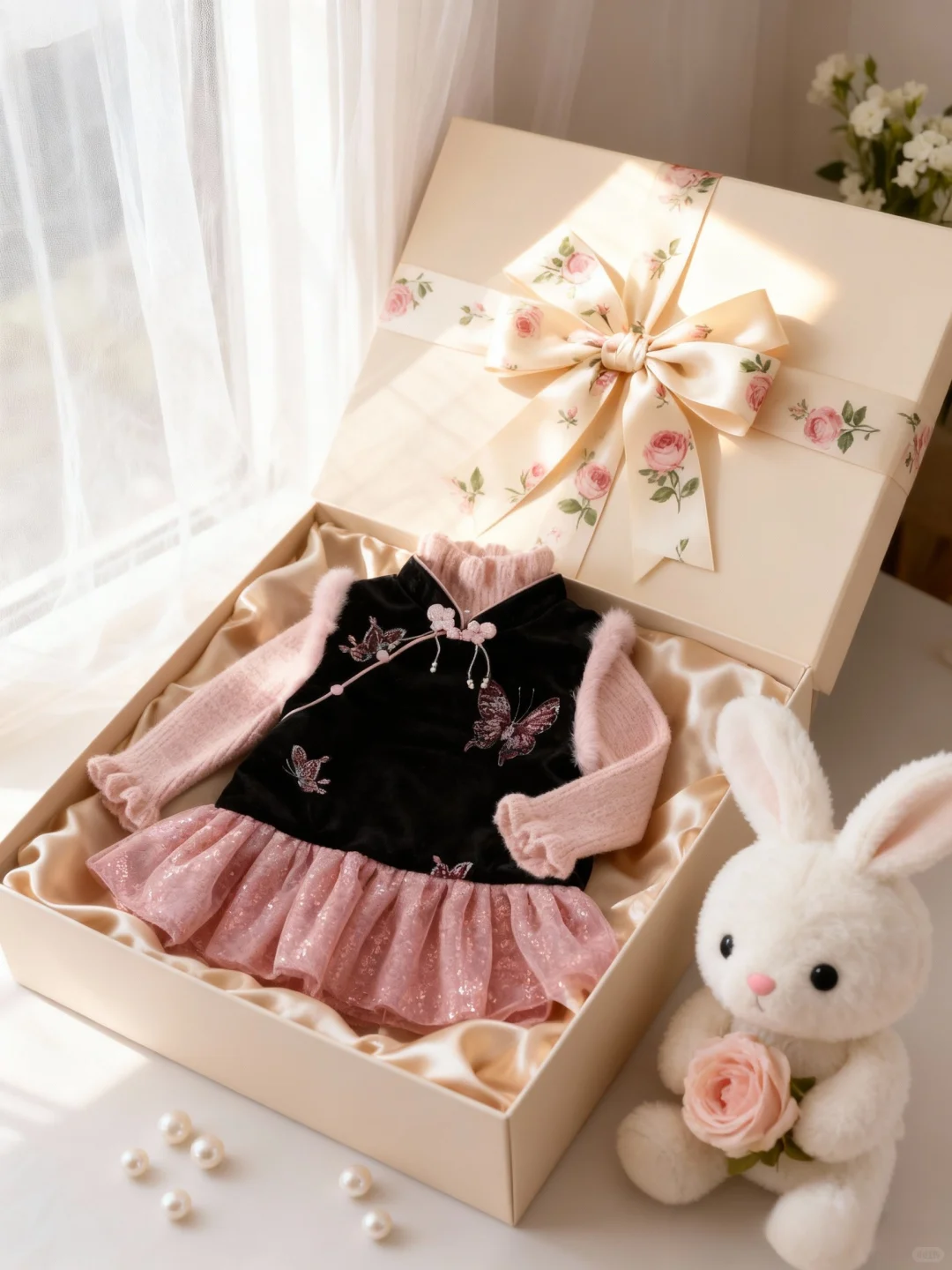 谁懂啊！女宝连衣裙节日氛围感直接拉满✨！