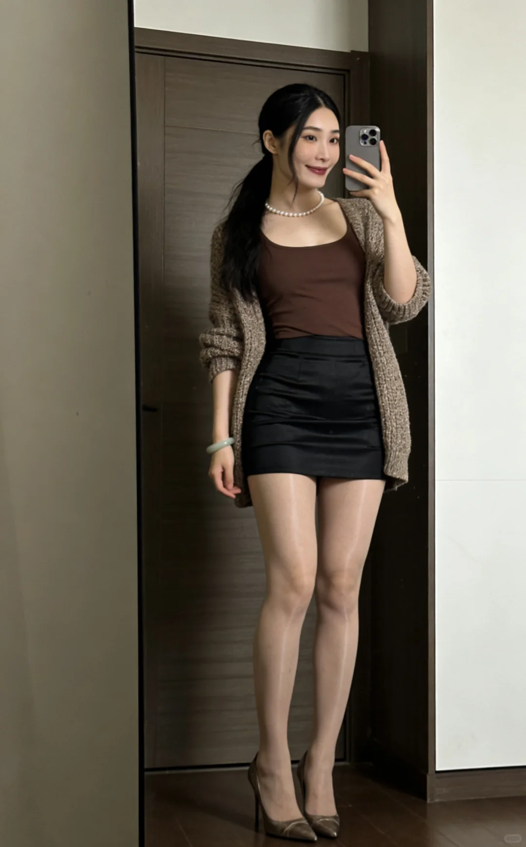 油光加珠光丝袜来一波