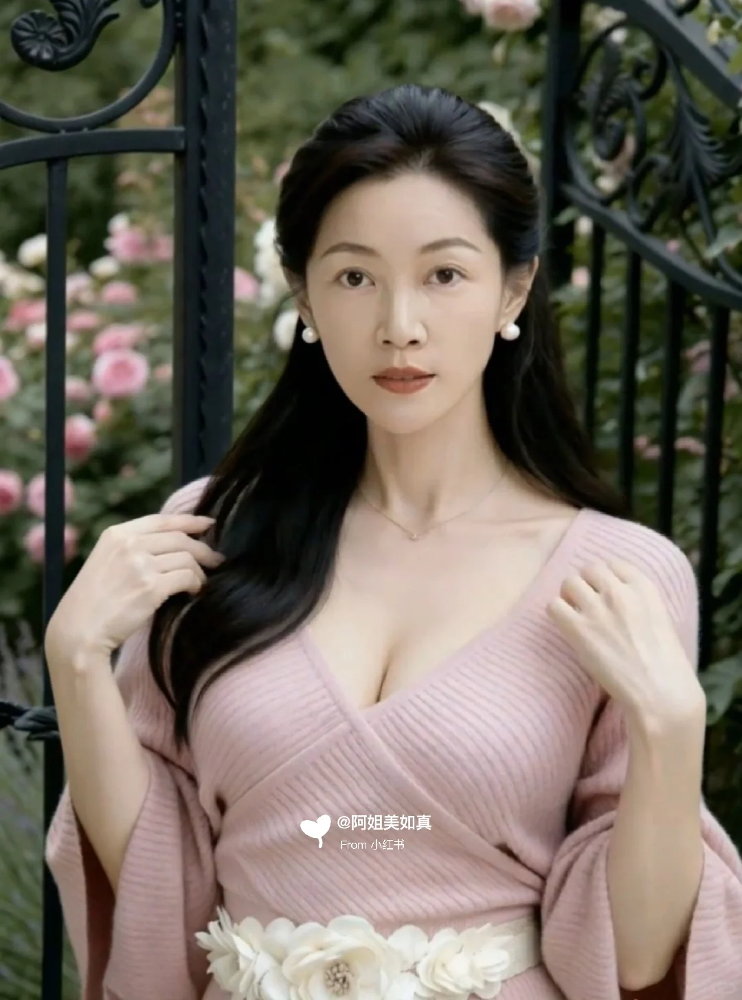 我的秘密花园，粉色连衣裙（2）