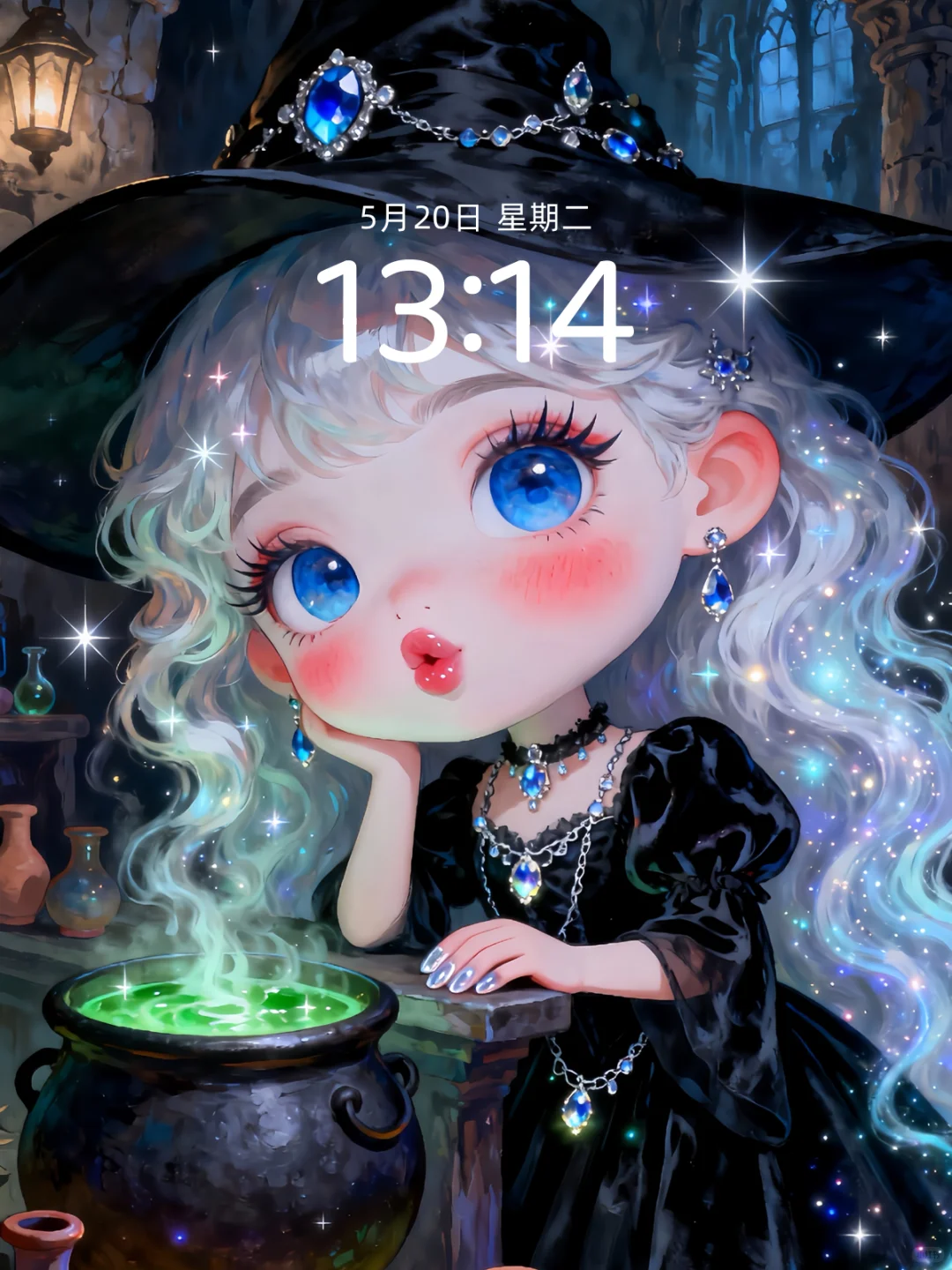 谁能拒绝软萌的小女巫魔法壁纸啊｜#34