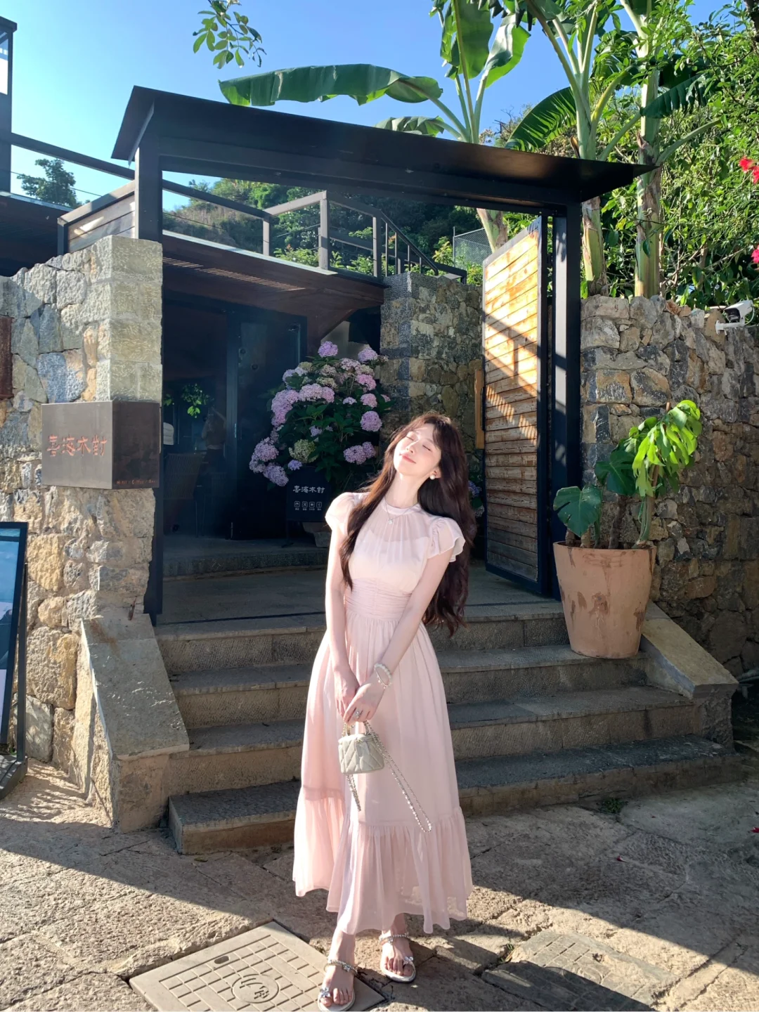 🌸淡粉色长裙｜把温柔和仙气焊在身上