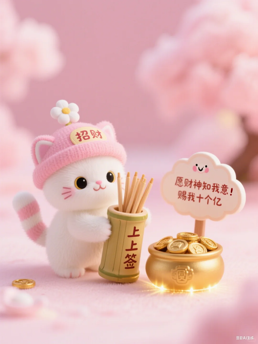 我是一只可爱又治愈的招财猫❤️