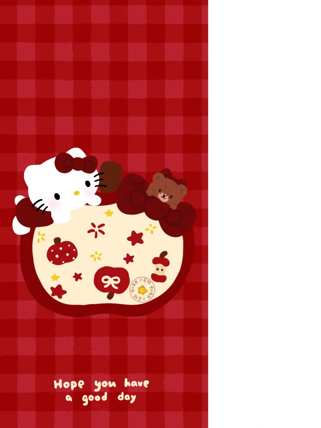 新年红Kitty可爱壁纸！！！