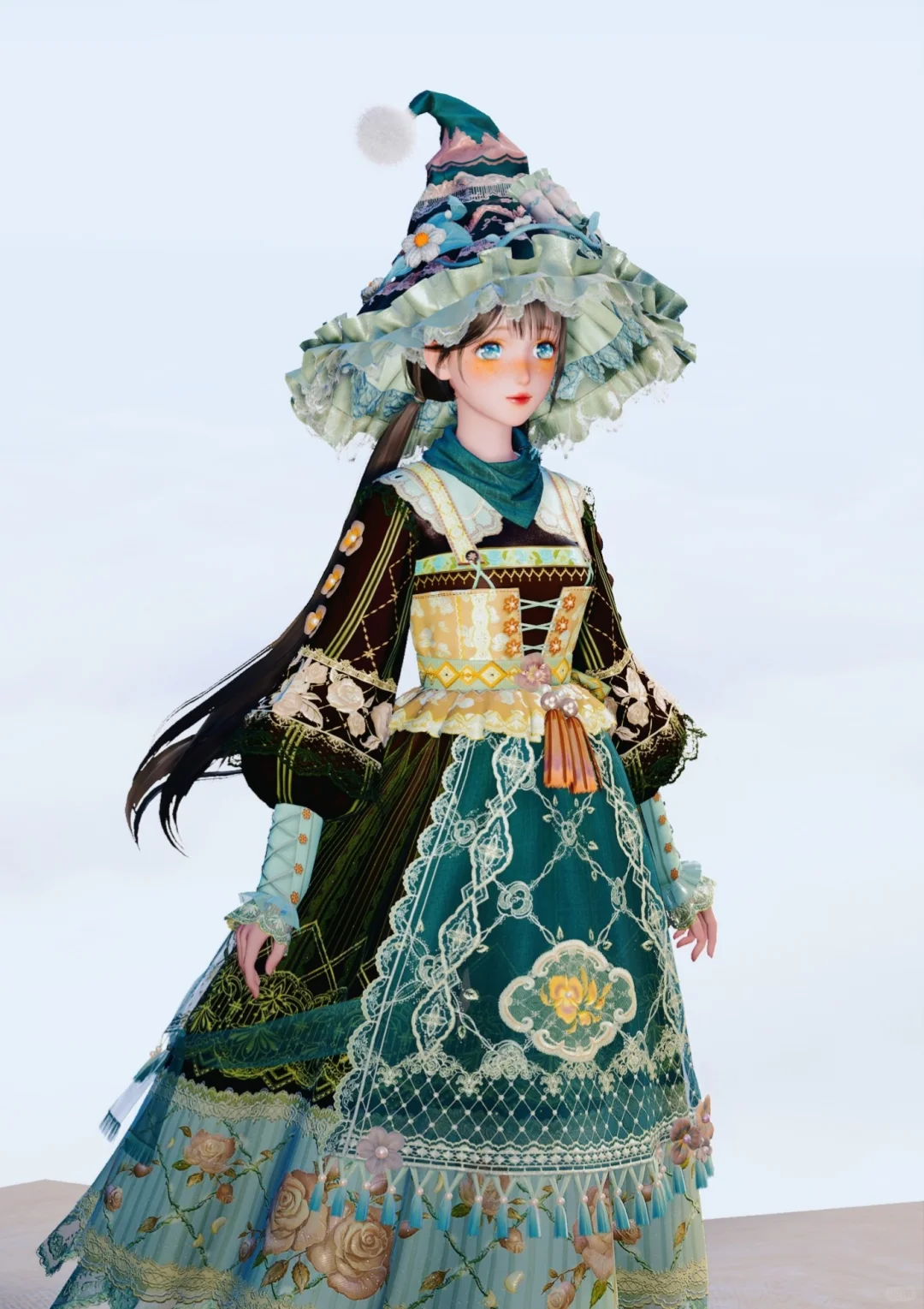 我家满分💯女（新四星这么多有效部件！）