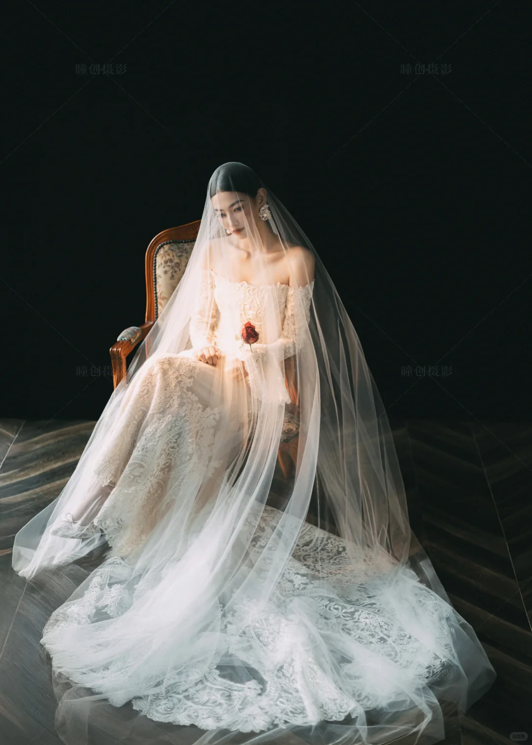 真实客片‼️女明星也太会选婚纱照风格了