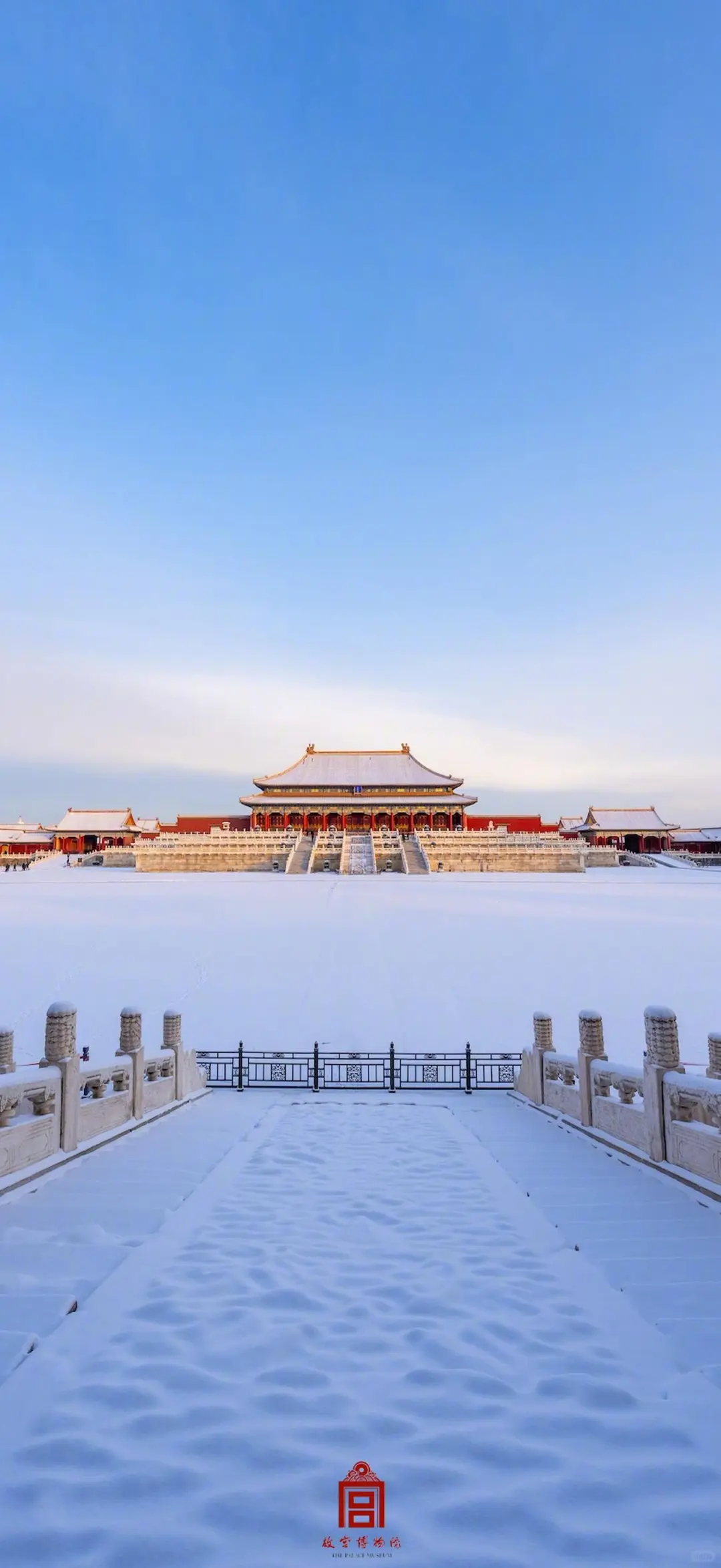 收藏这组壁纸，等于拥有了故宫雪季的入场券