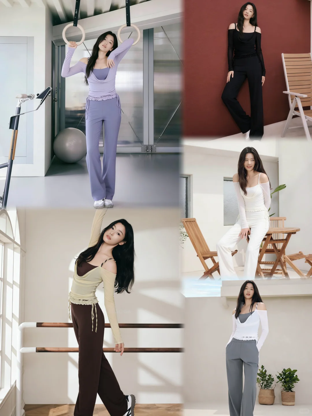 被全智贤的多色运动装造型惊艳到！