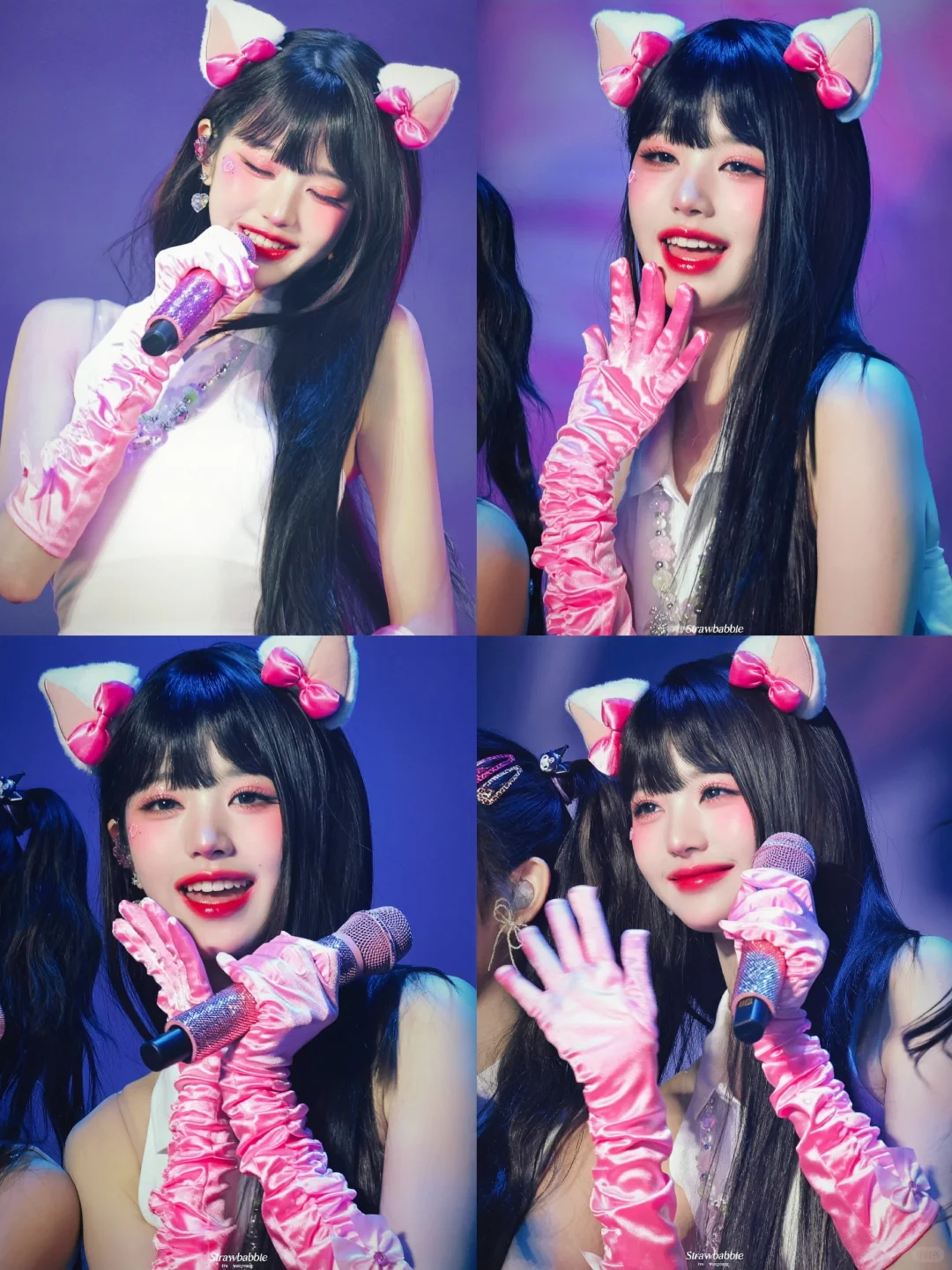 世界上找不到第二个比她更适合玫红色的女人