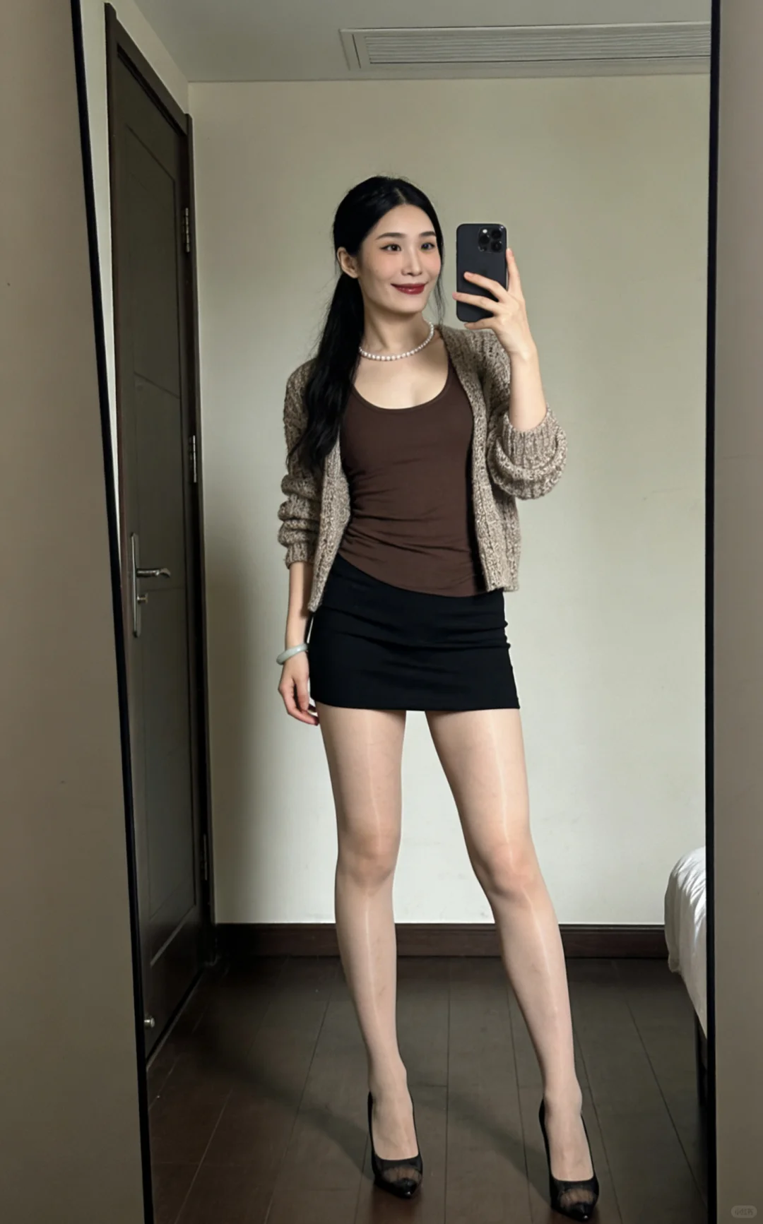 油光加珠光丝袜来一波