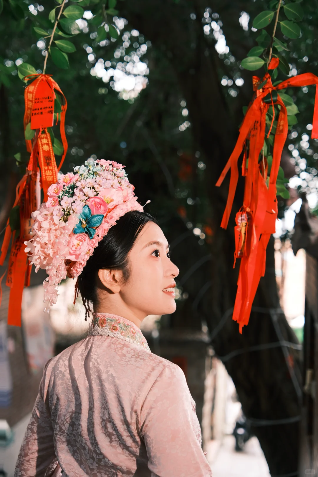 让我看看是谁公费游玩🫣泉州鲟浦簪花