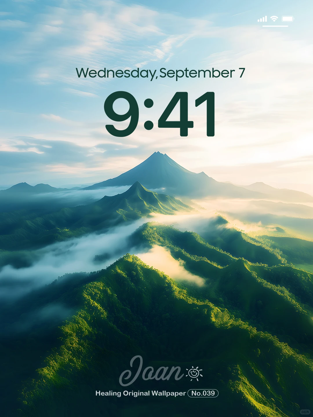 Joan壁纸 | 山色空蒙 翠玲成空
