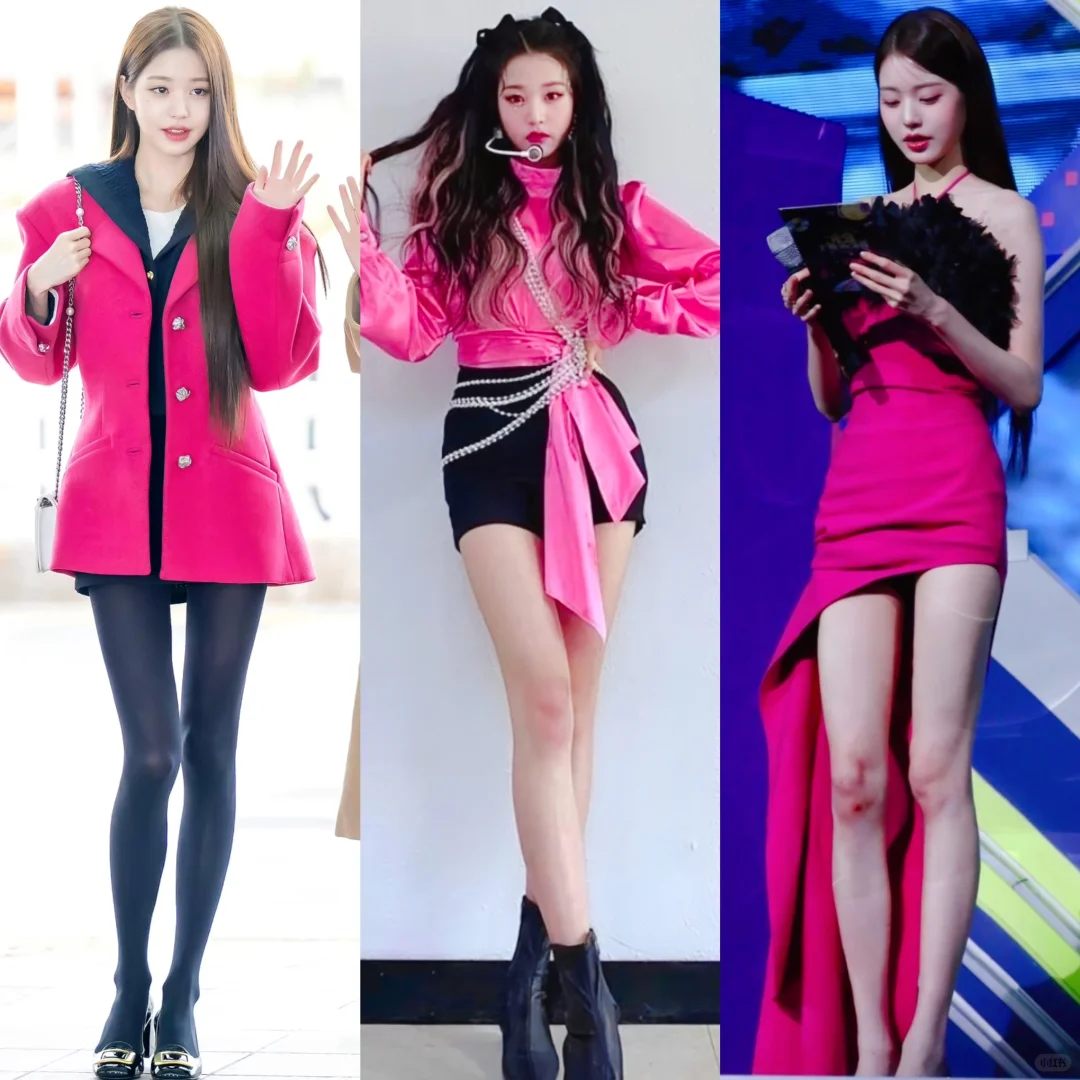 世界上找不到第二个比她更适合玫红色的女人