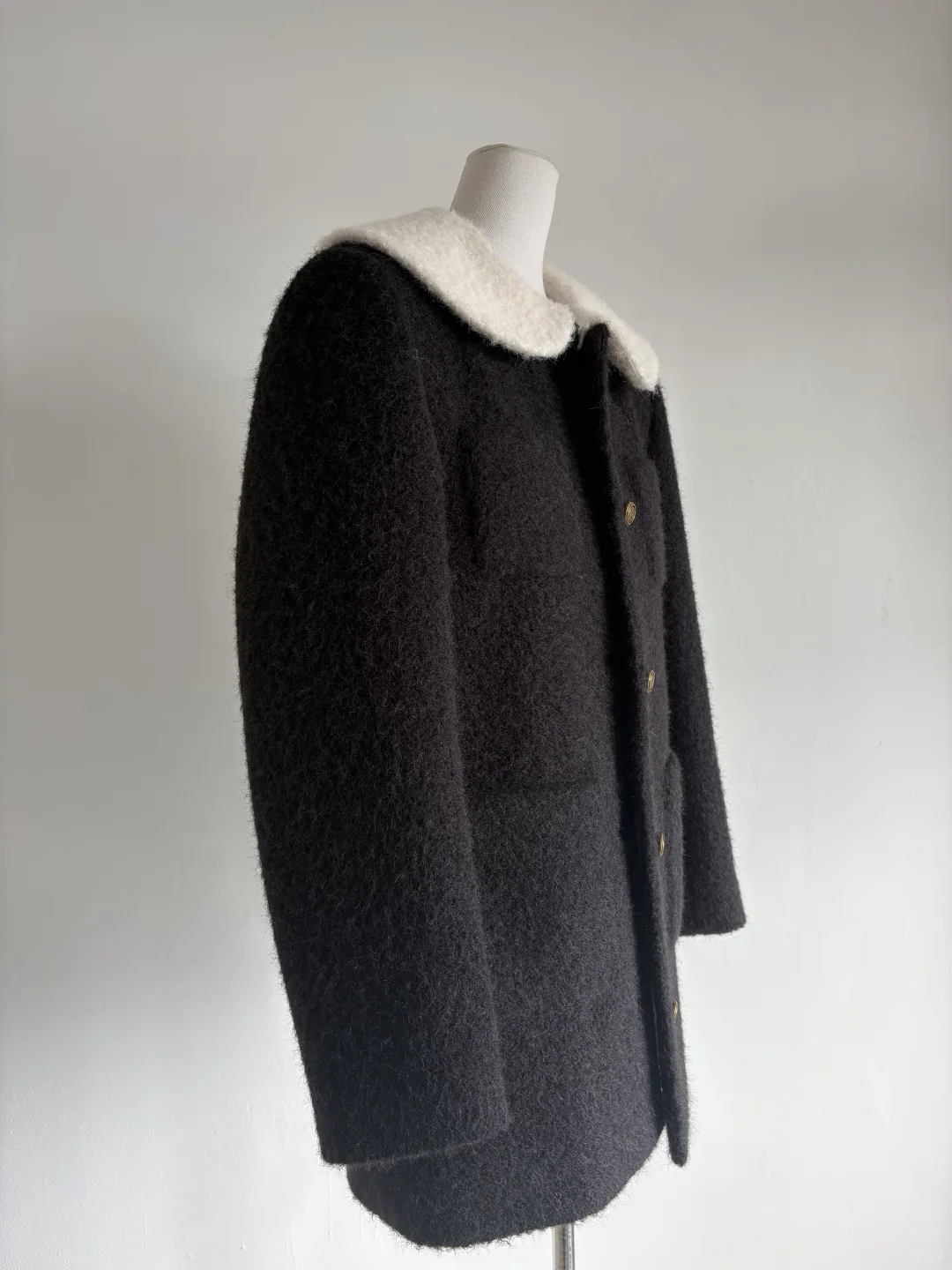 捡漏！门店在售，复古撞色翻领时尚外套女新款