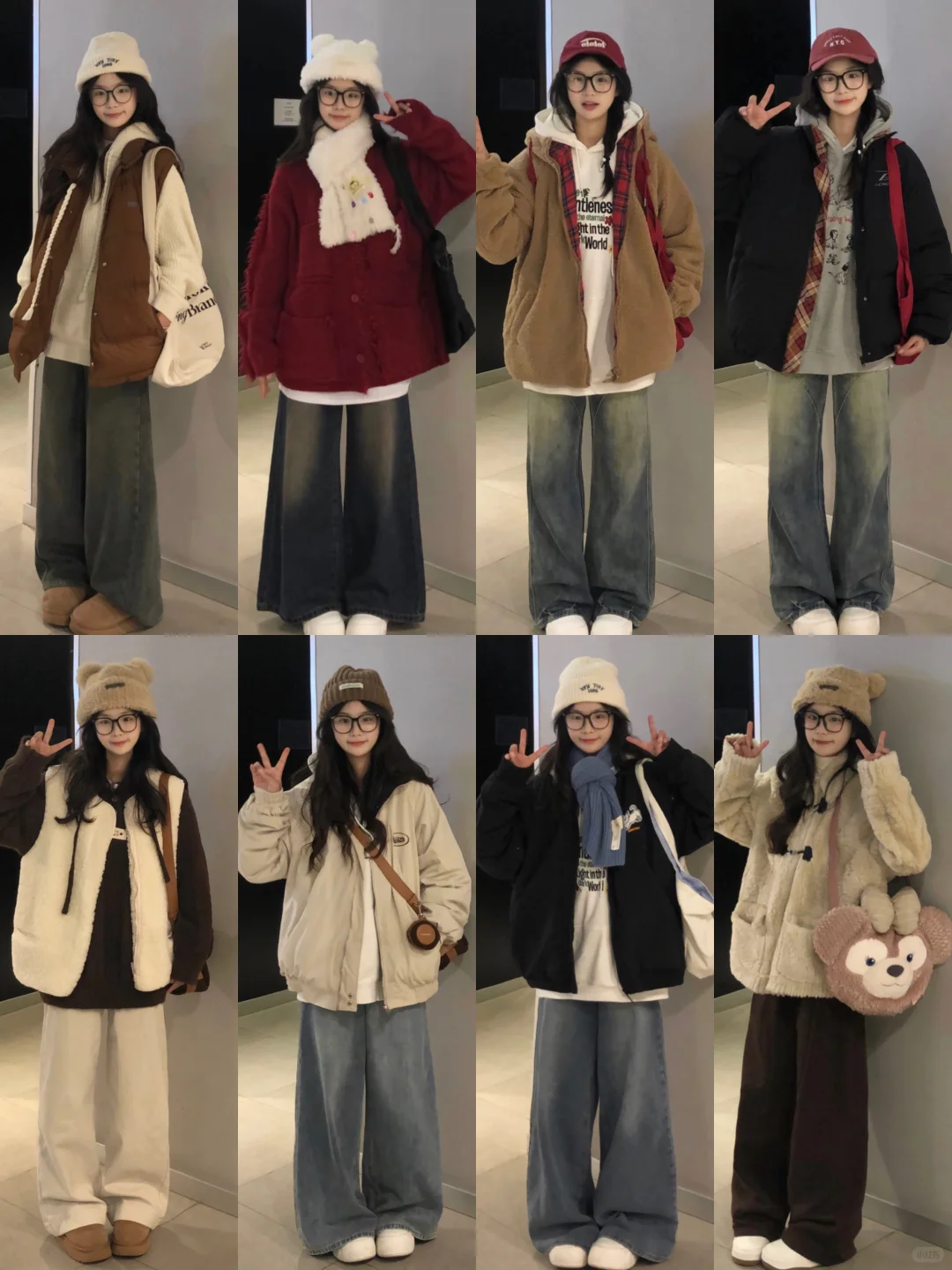 40套｜小个子秋冬不露腿穿搭