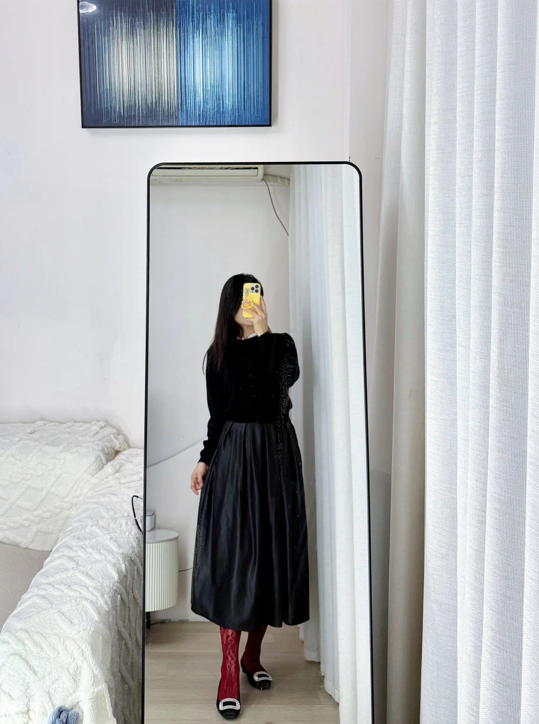 半身裙➕丝袜穿搭