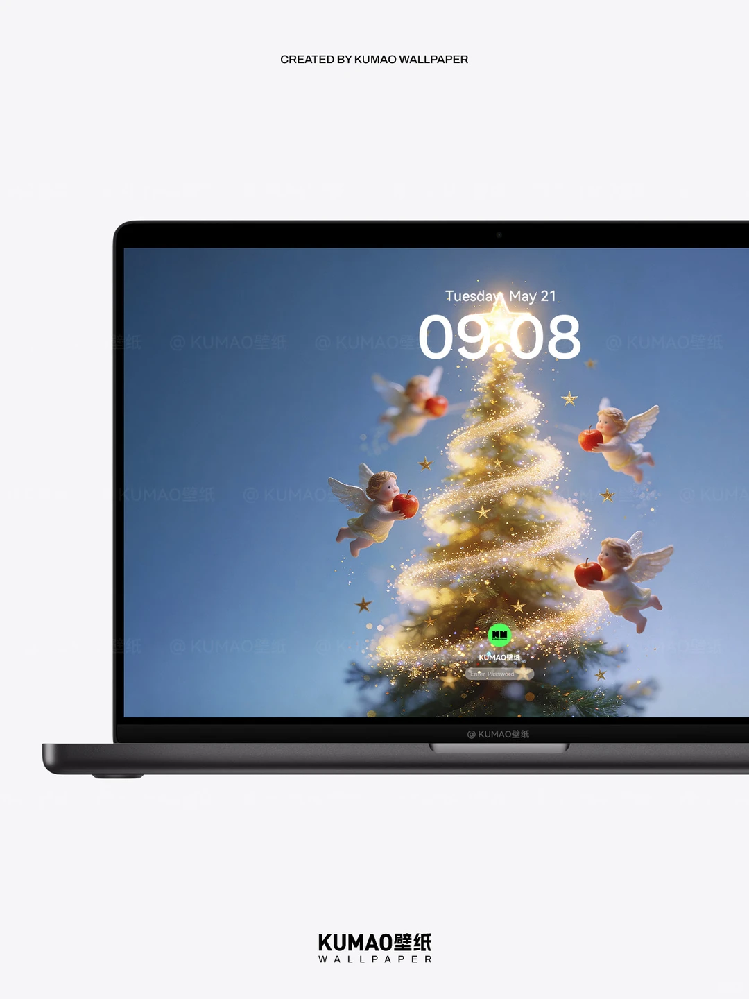 星光圣诞树，童话浪漫梦幻氛围｜唯美壁纸