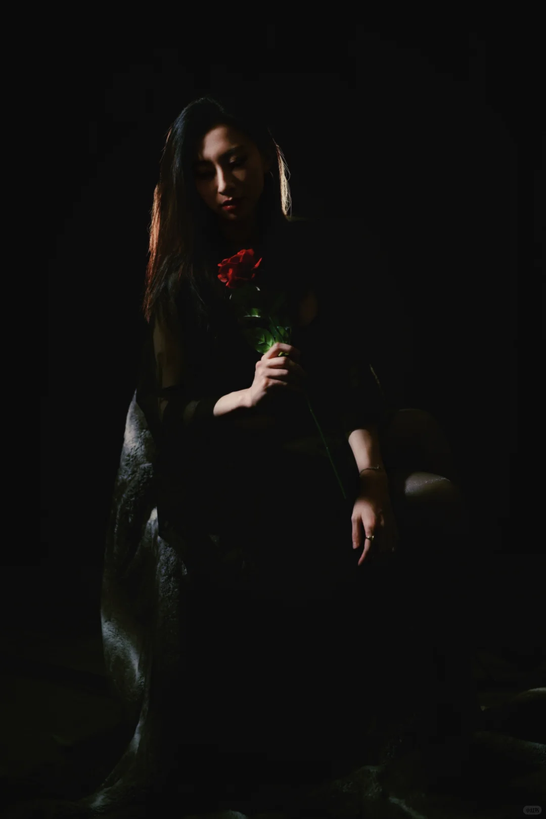 黑夜里的红色心事，她是程序员，也是自己