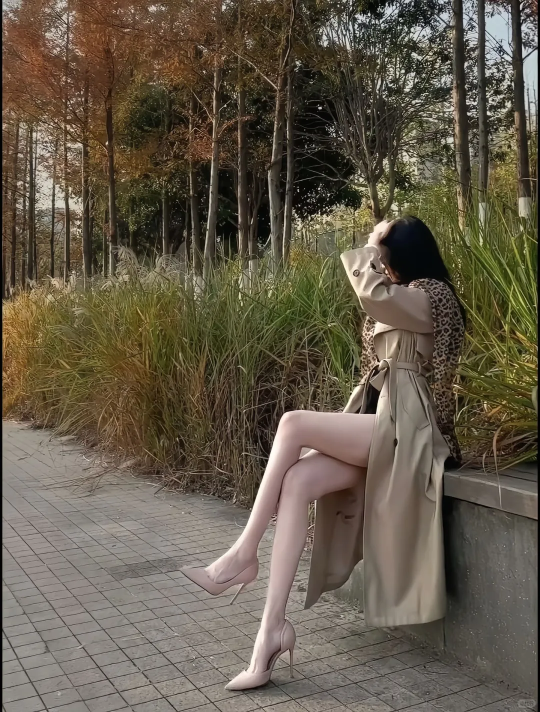 山中女神 天暖的张扬和风情