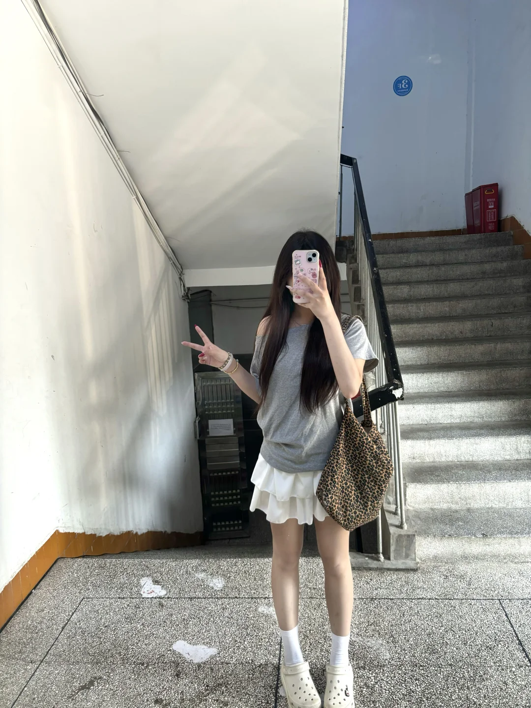 160/120微胖女大学啊开学穿搭！