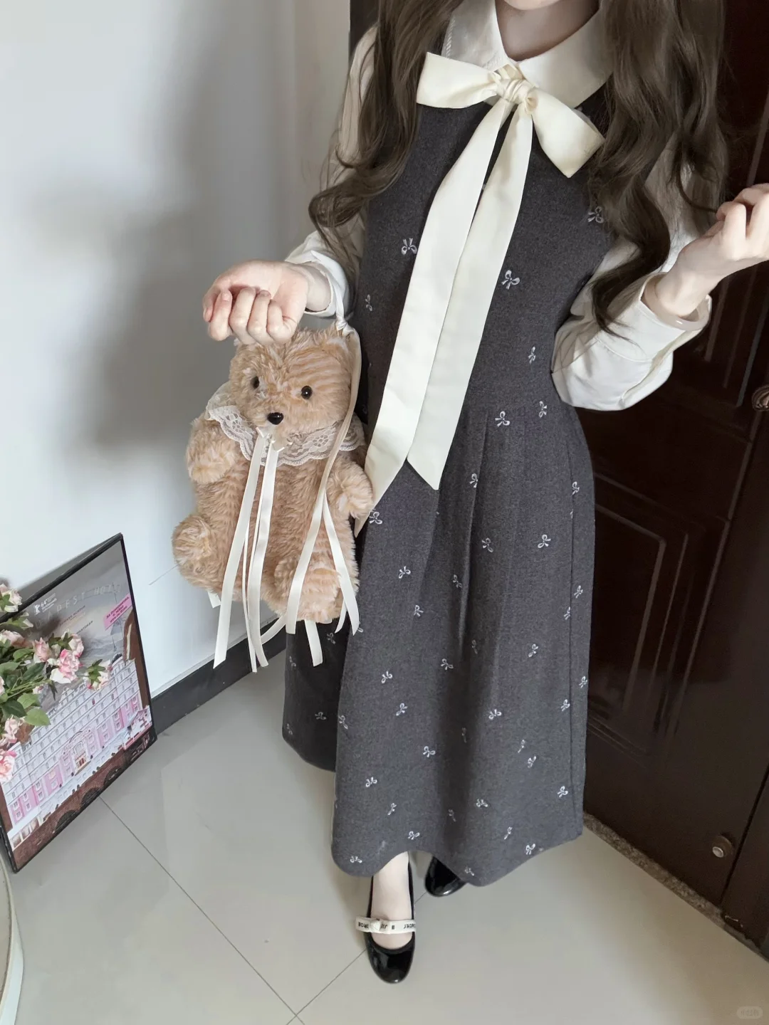 娃娃领乖乖的～