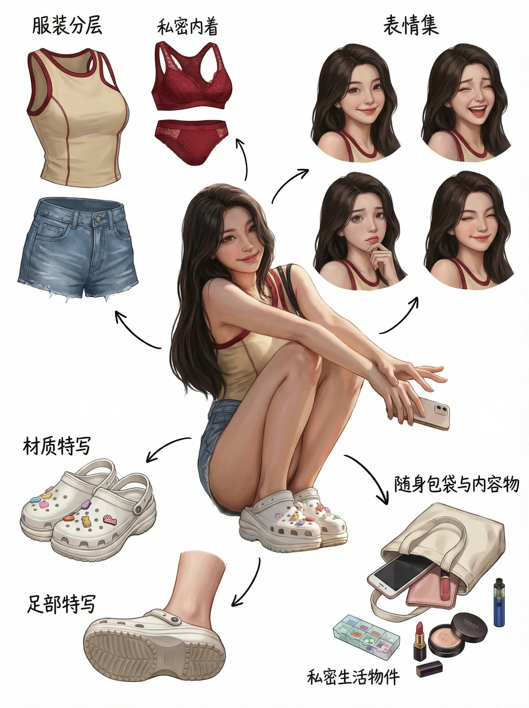 当我让ai来分析美女姐姐的穿搭