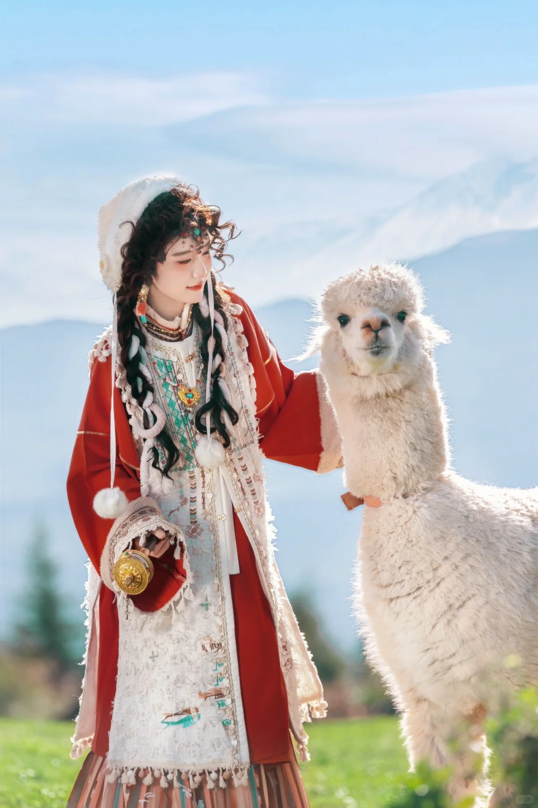 📷丽江写真｜雪山脚下拍出电影感牧羊女大片