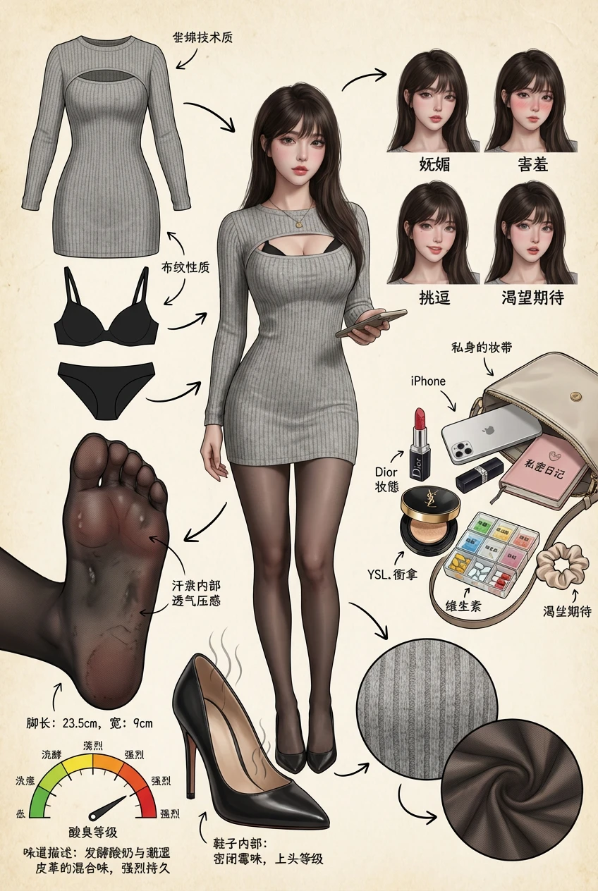 🩶AI穿搭拆解 | 纯欲天花板？这件灰色