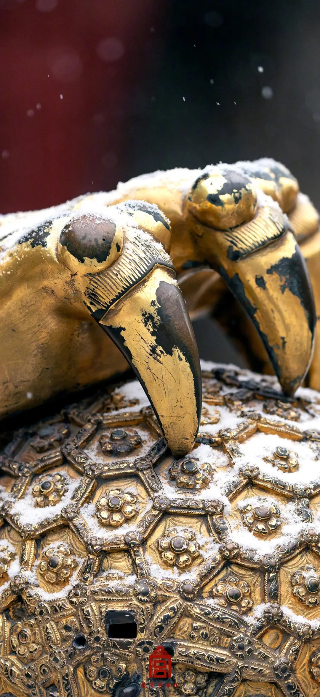 收藏这组壁纸，等于拥有了故宫雪季的入场券