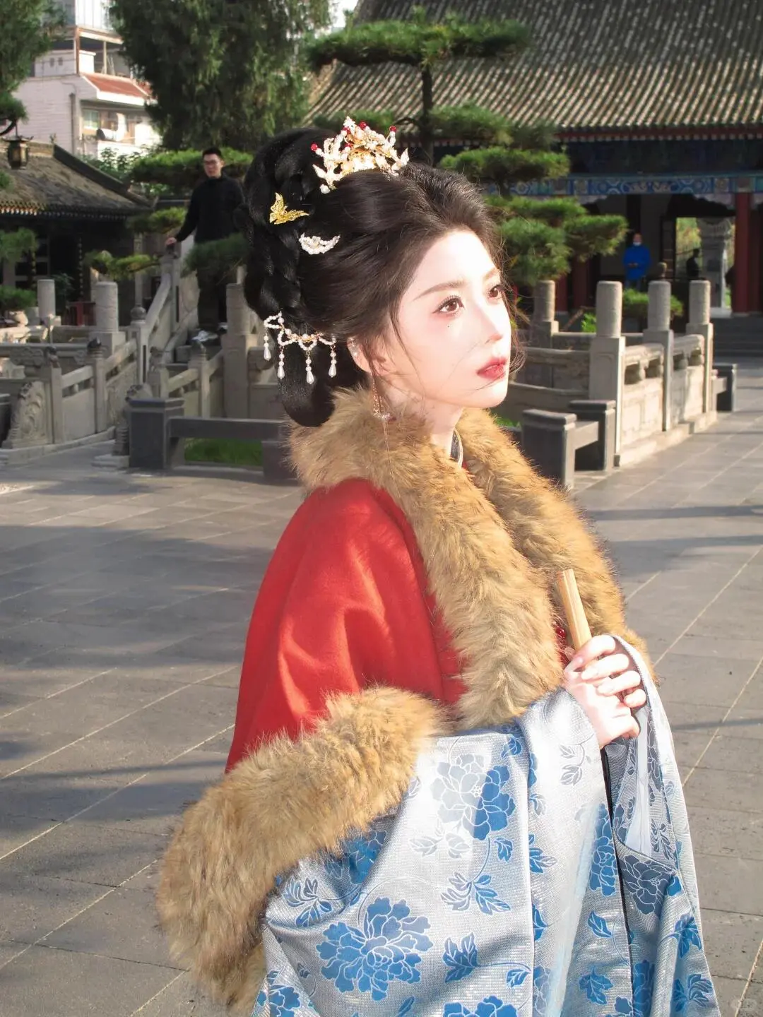 西安！不夜城！体验一天明制贵女（含披肩