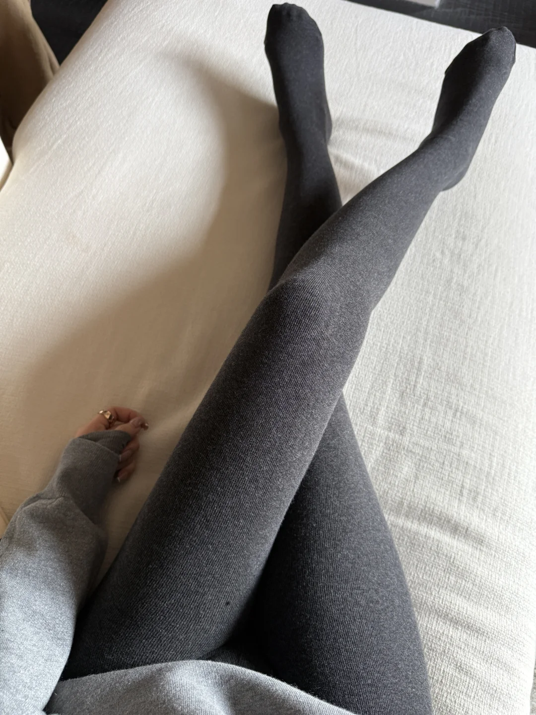 美腿分段压力袜必须安排个live直观感受！