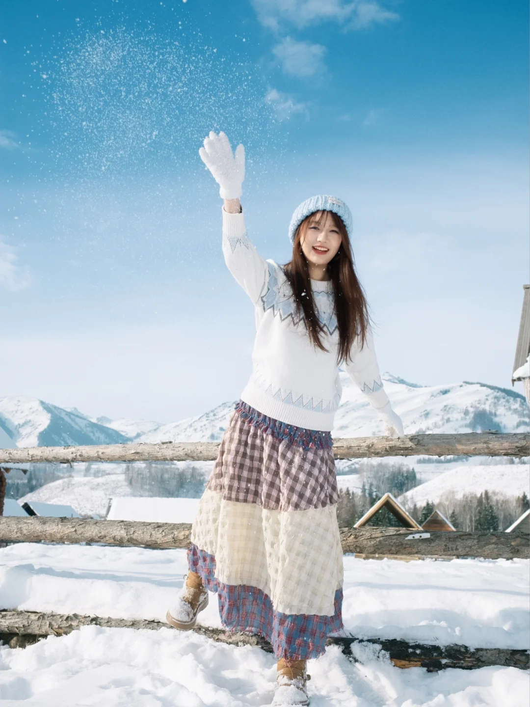 怎么拍都好看！禾木小木屋～禾木女摄超会拍