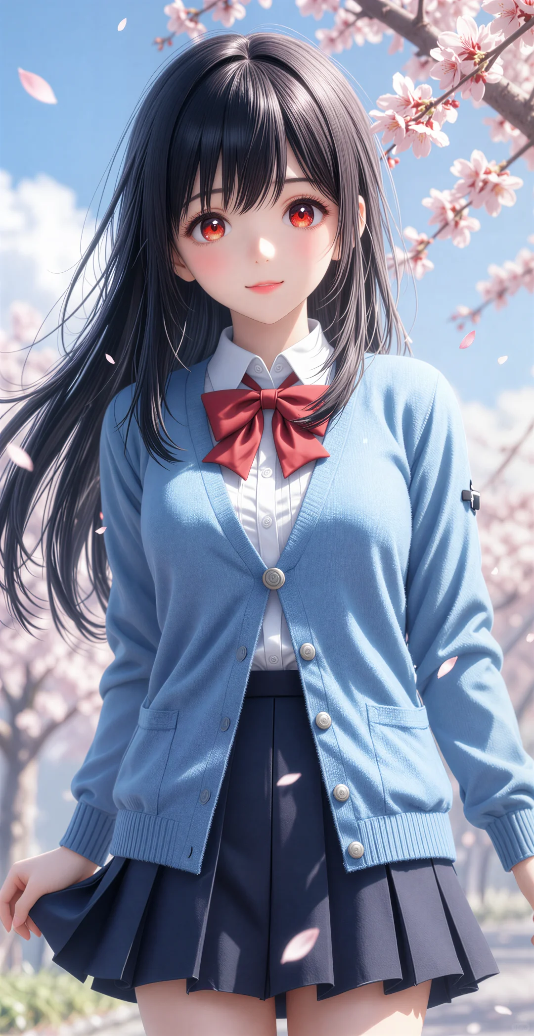 樱花季的邂逅 邻家小妹