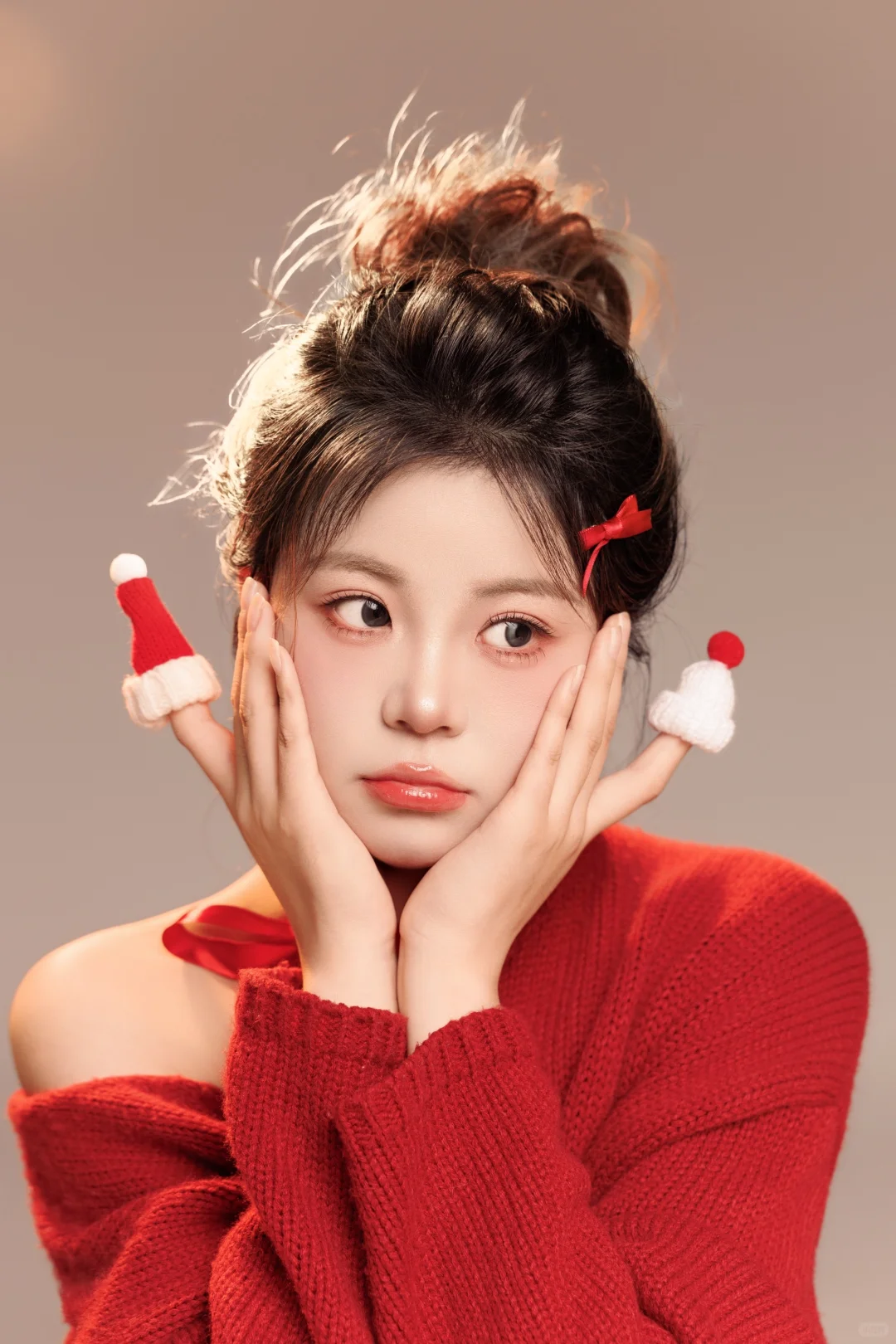 这套圣诞小红帽也太甜了吧🎄黄州写真