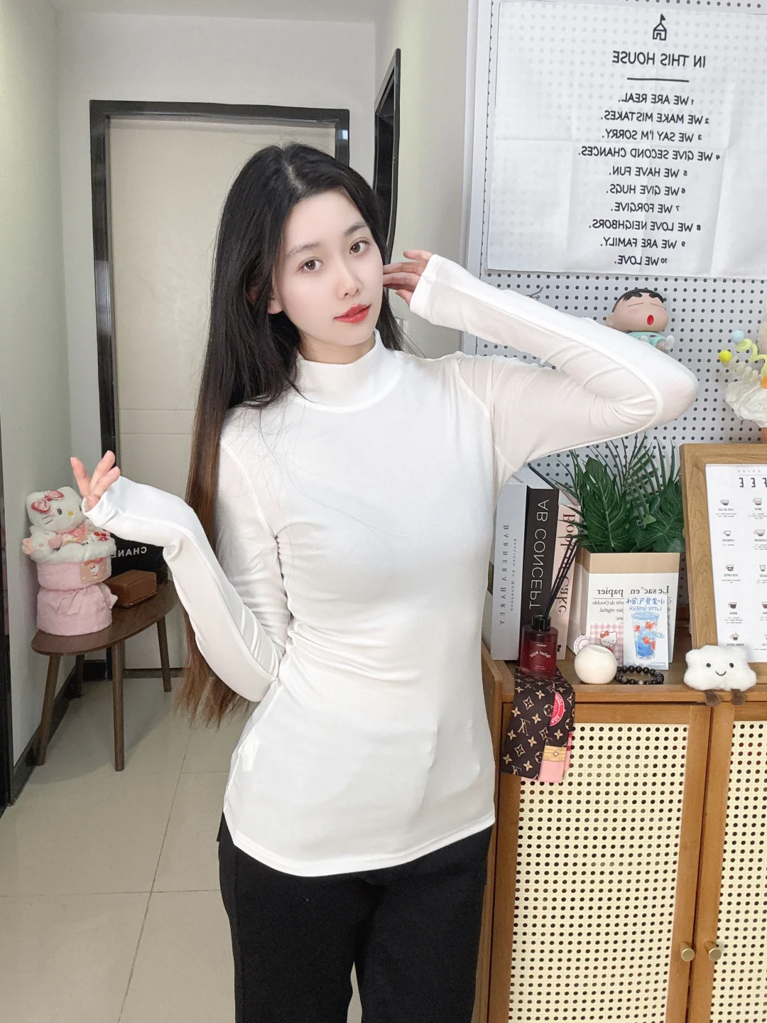 今日纯欲辣妹风ootd！