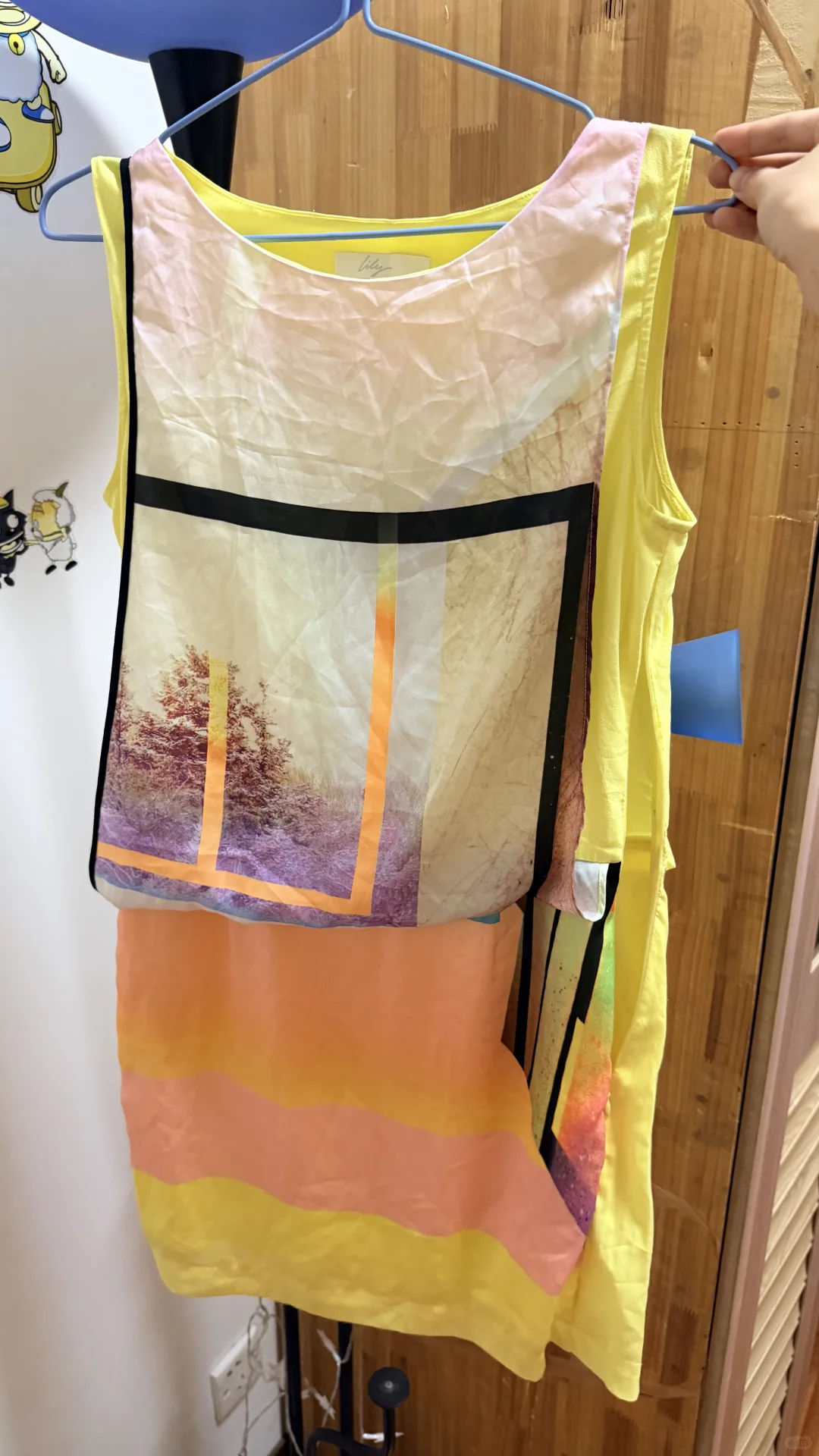 🥕7️⃣.9️⃣9️⃣古早明黄色双层包臀裙