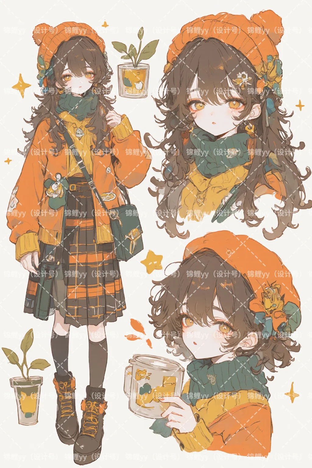 【oc人设】女孩 御姐风 秋冬穿搭 日常风