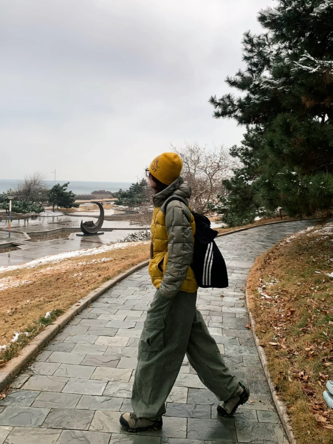 📍青岛初雪，海边的冰雪森林❄️🌲