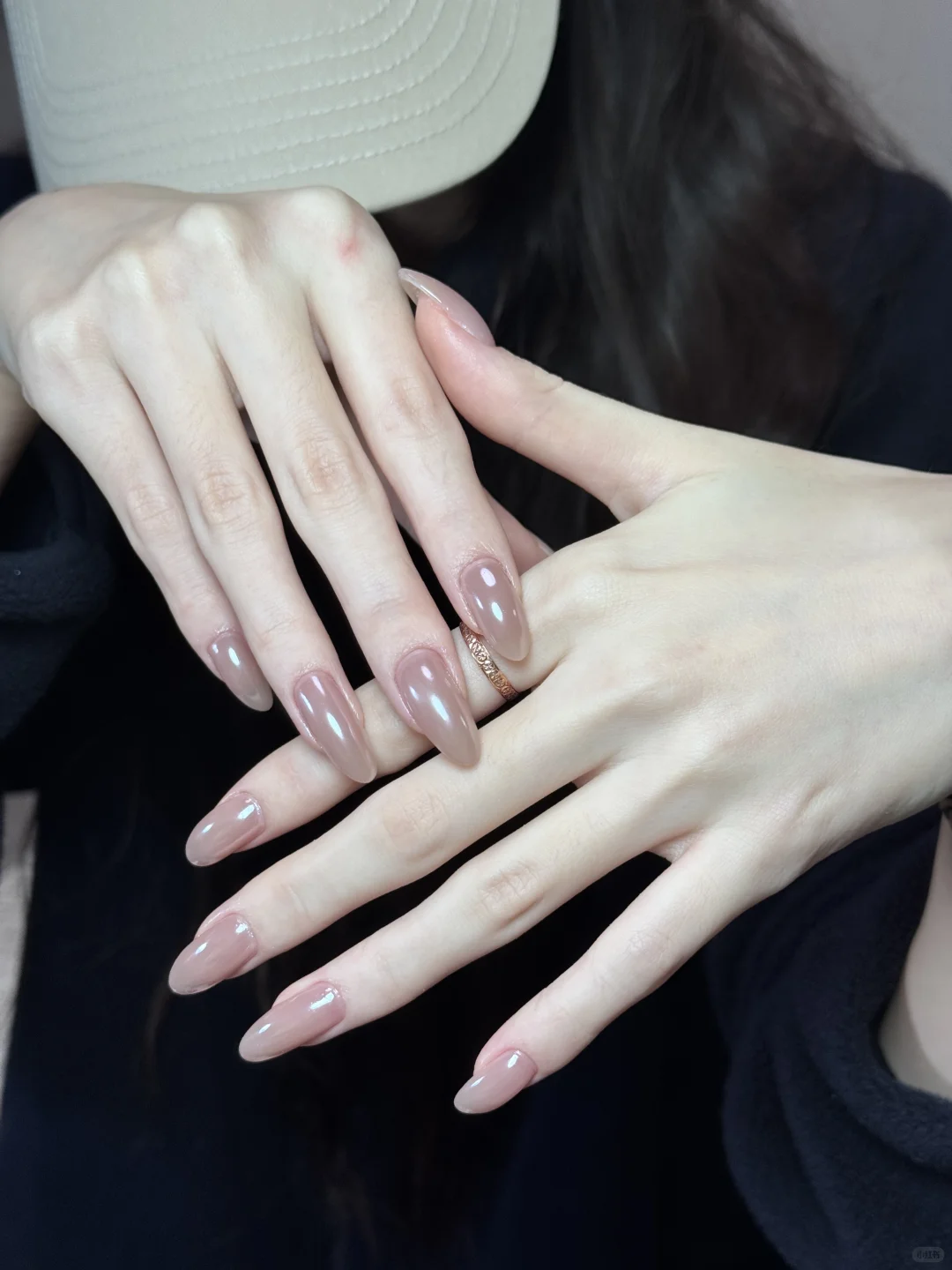 纯欲风裸色蹭粉美甲～▪诸暨美甲