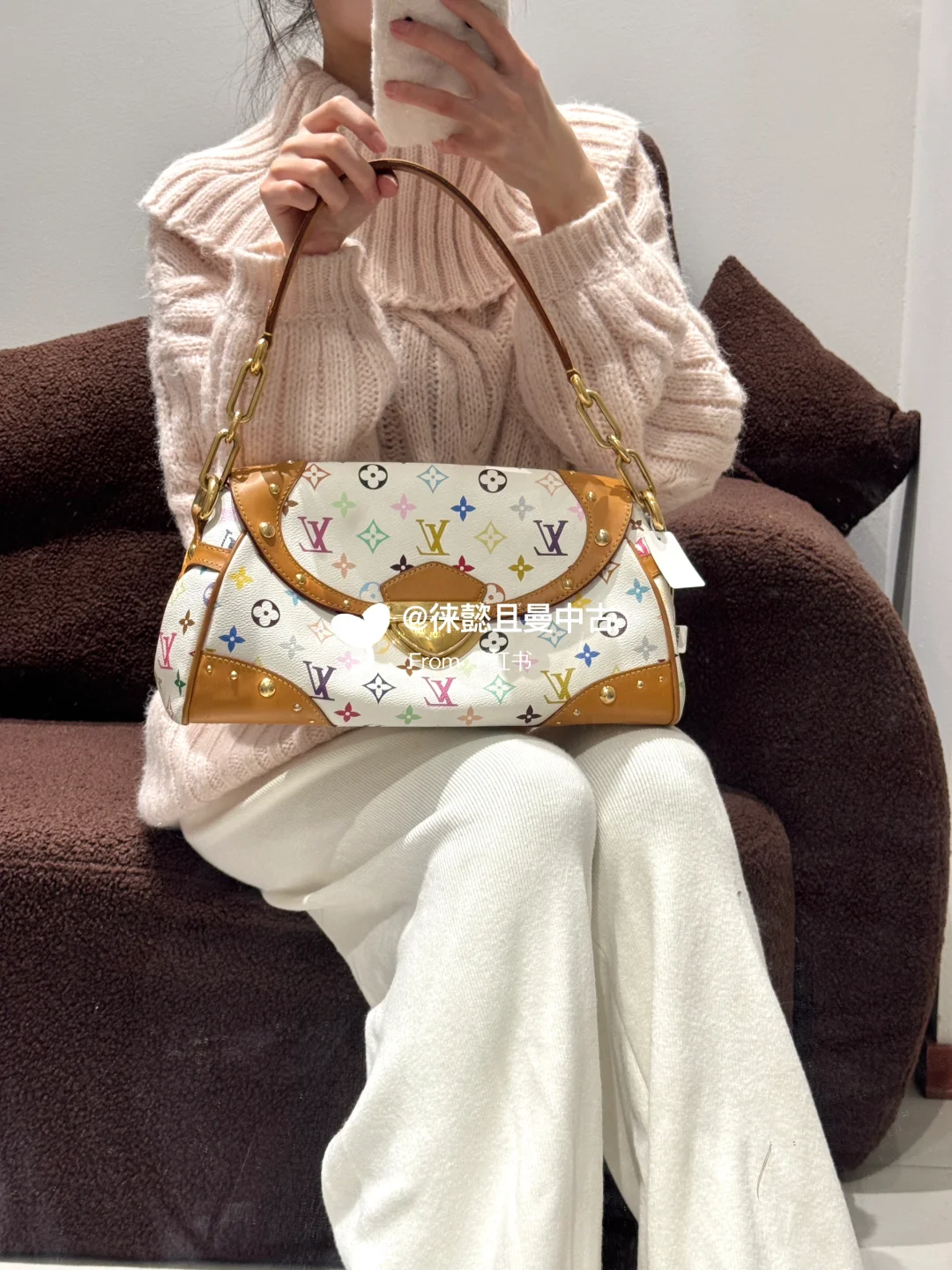 白三彩包包上身也太温柔了叭💕