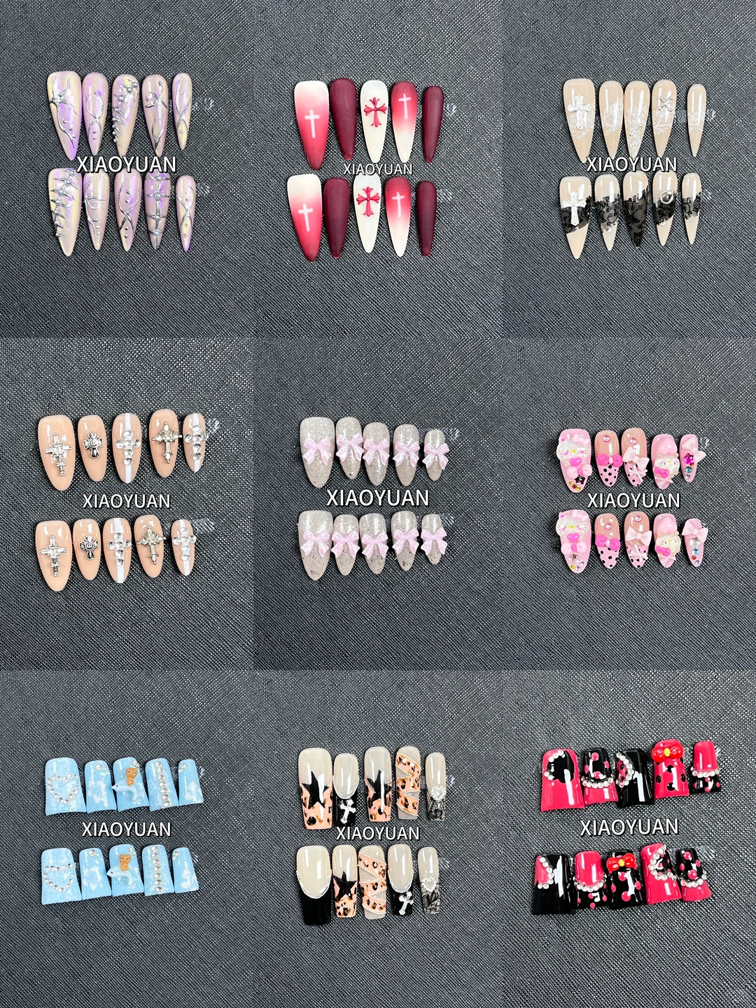 辣妹美甲、小众美甲、欧美甲