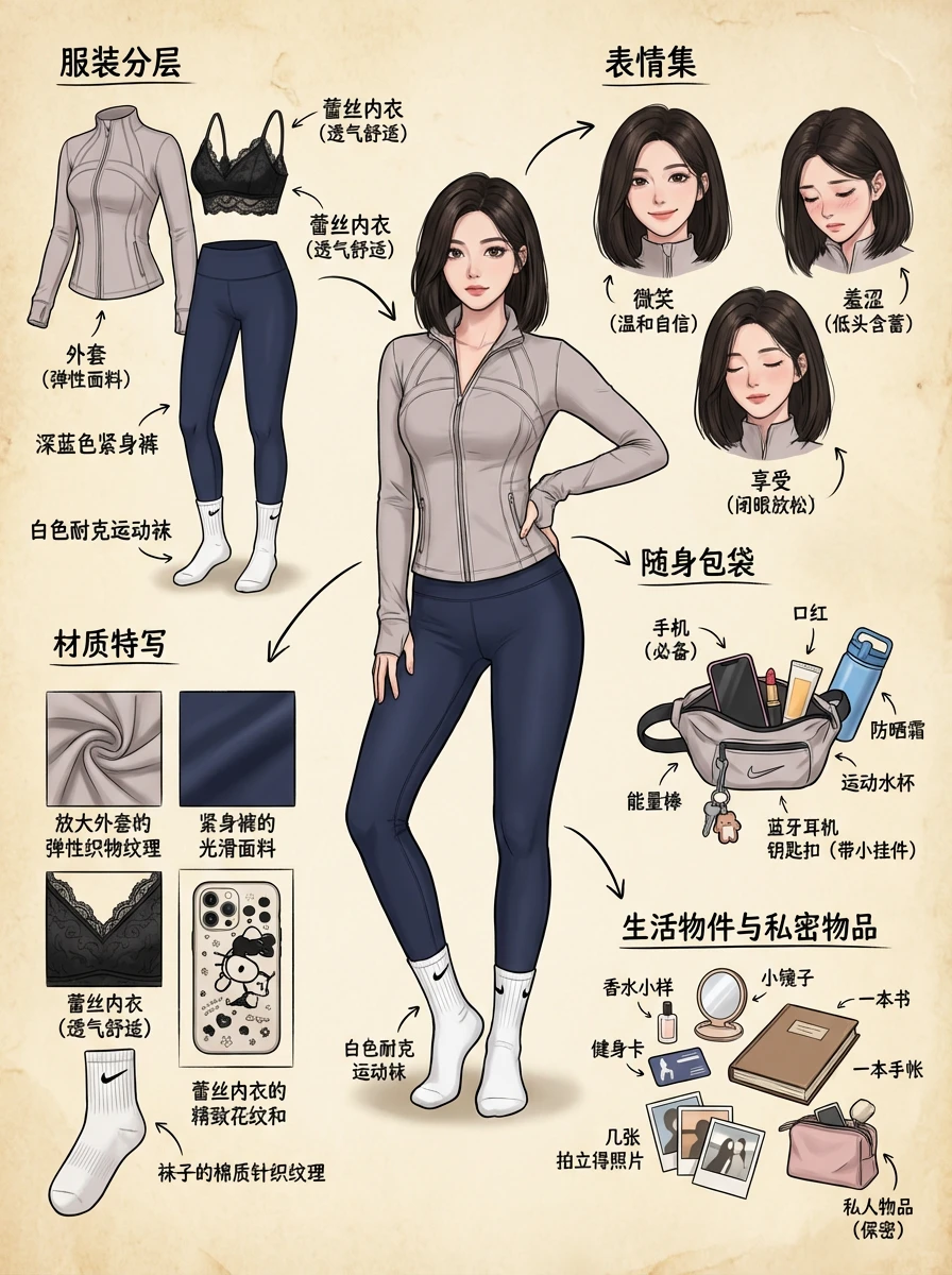 瑜伽服真显身材