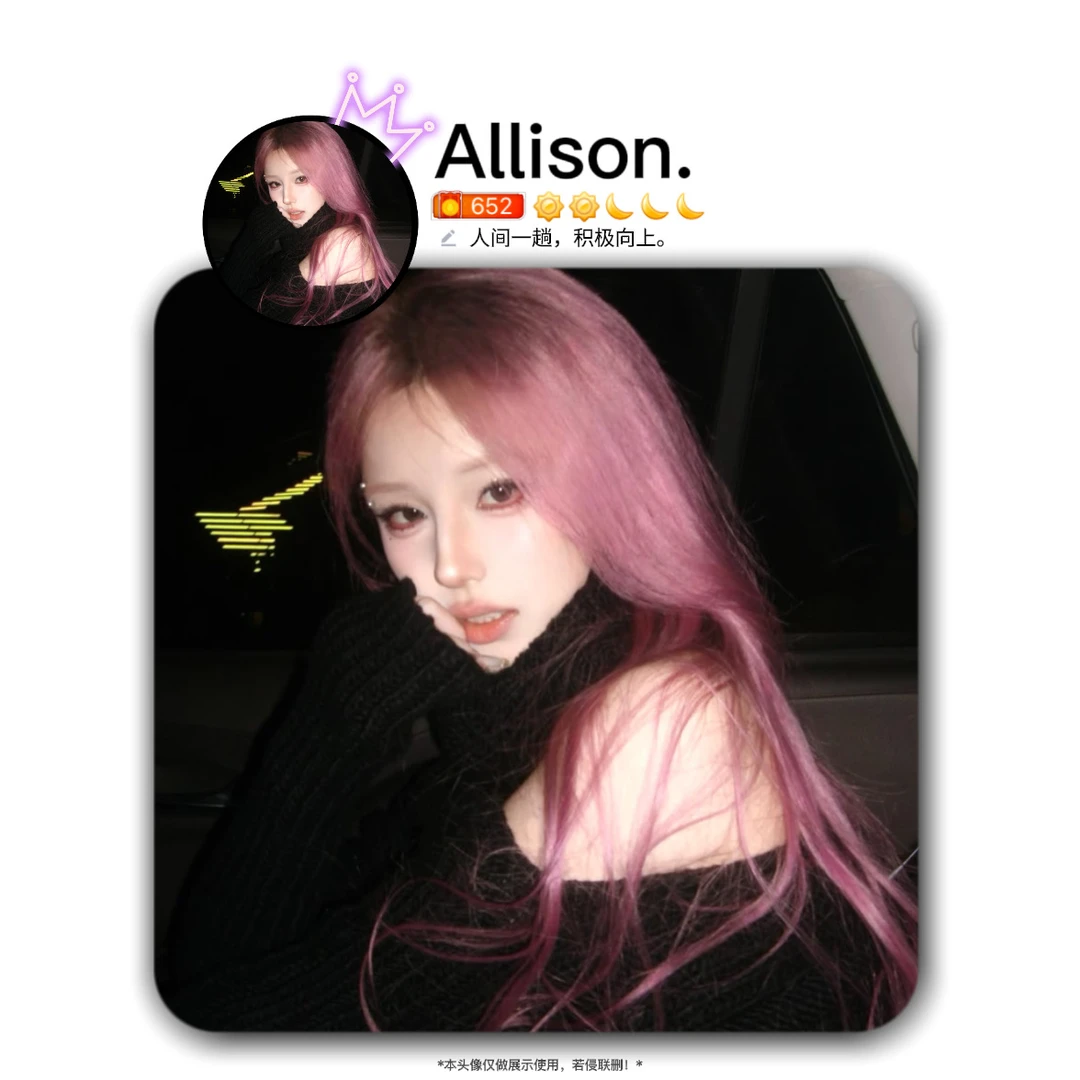 御姐ins优质清冷感女头