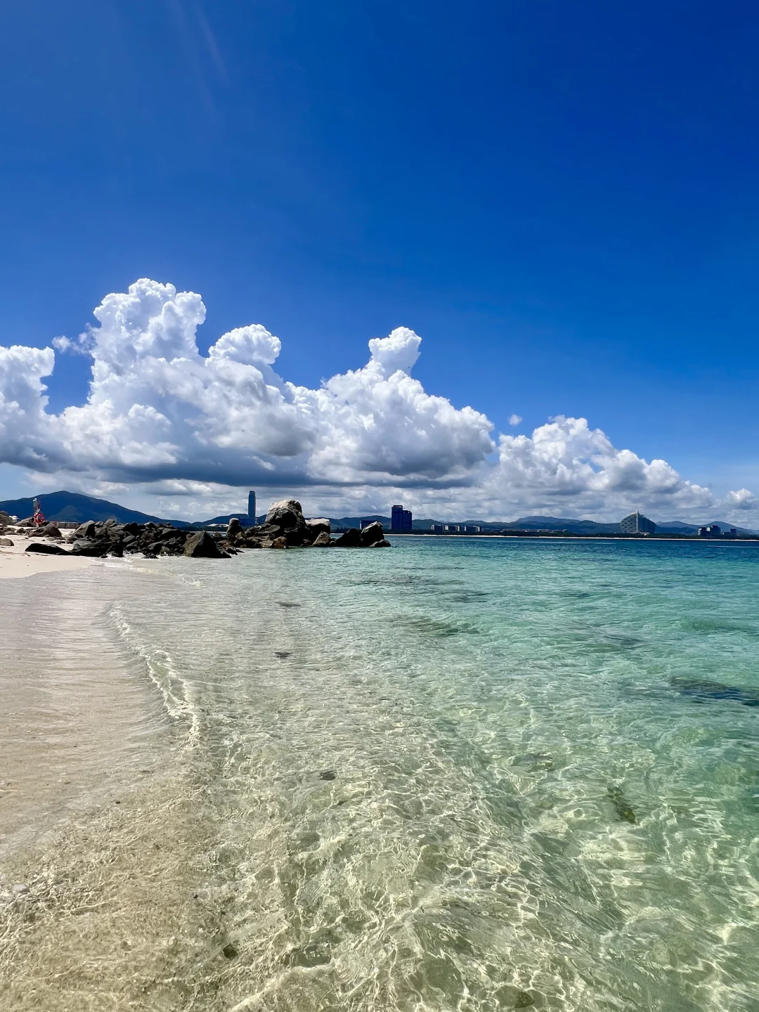 三亚蜈支洲岛天气好怎么拍都好看