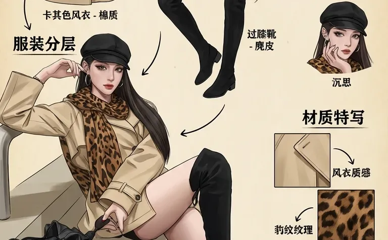 nanobanana ootd穿搭分解丨掌管熟女风穿搭